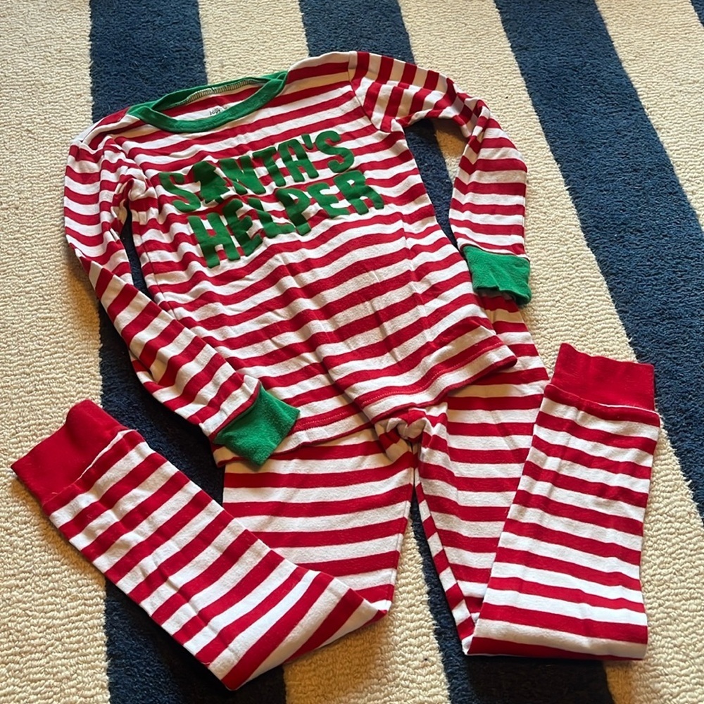Santa’s helper pajamas